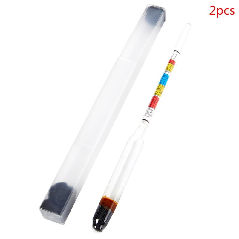 (2PCS) 1/2Pcs Triple Scale Hydrometer For Home Brew Wine Beer Cider