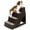 Brown, variant on Petmate Pet Steps II Lightweight Plastic Dog Steps to Help Climb Sofas or Beds, 26" For Pets Up To 70 lb, Brown
