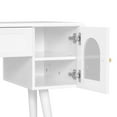 thumbnail image 2 of Elegant Vanity Makeup Table & Chair Set, Modern Dressing Table with Organizer, Writing Desk, Charging Port, White  Item Code: N844P285188A First Arri, 2 of 13