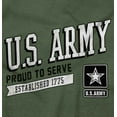 thumbnail image 2 of US Army Star Logo Proud to Serve Sweatshirt for Men or Women Brisco Brands S, 2 of 6