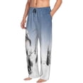 thumbnail image 2 of Balery Men'S Snowman And Christmas Tree Pants,Sleepwear Pants,Pajama Pants,Pj Bottoms Drawstring And Pockets-Small, 2 of 9