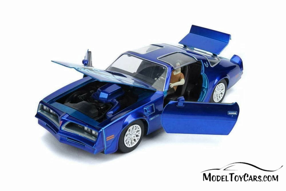 1977 Pontiac Firebird Trans Am with Pennywise Figure, IT Chapter Two - Jada  31118 - 1/24 scale Diecast Model Toy Car