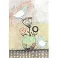 thumbnail image 2 of Ogren, Sarah 23x32 White Modern Wood Framed Museum Art Print Titled - Birds Together - Floral, 2 of 4