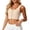 Beige, variant on Women Chest Binder Tank Top Front Three Row Hook Closure Adjustable Compression Breathable Smoothing Shaping Crop Tank Size: M Black