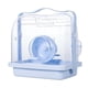 thumbnail image 4 of Jaula de transporte para hámster, transpirable, con rueda para correr, estuche de transporte para hámster. Azul, 4 of 9