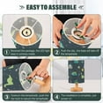 thumbnail image 4 of Cute Cartoon Dinosaur Star Dino Bedside Table Lamp LED Warm Lights with USB Charging Port Retro Cylinder Desk Lamps for Bedroom Living Room Office Coffee Bar Decoration, 4 of 7