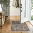 thumbnail image 2 of ODIKA 2'x3' Blue Beige Geometric Urban Design Washable Throw Rug Contemporary Abstract Pattern with Terracotta for Hallway, Study Room, Non-Slip Low Profile, Flatwoven, 2 of 7