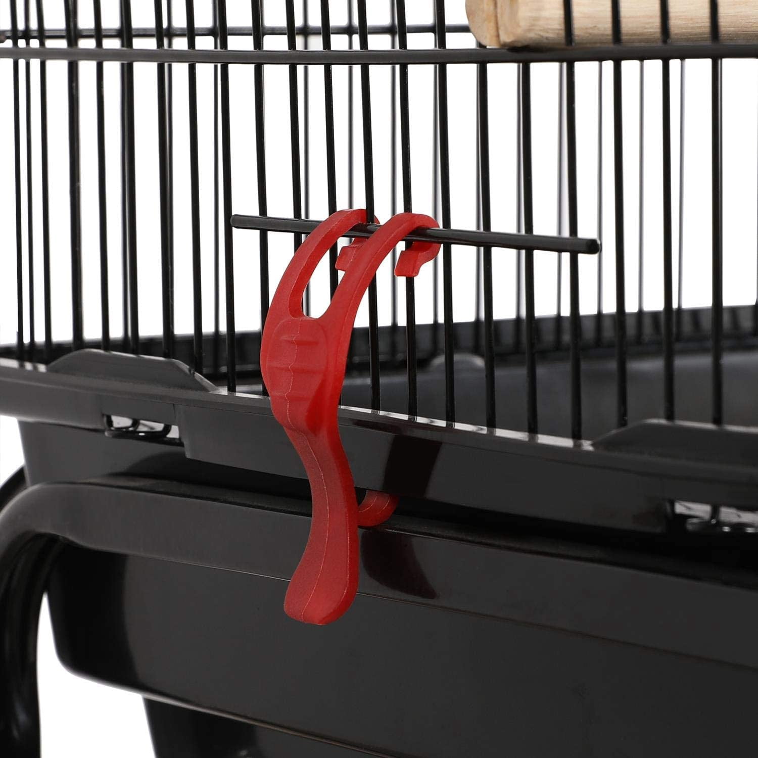 JessieMal 41-inch Open Top Medium Bird Cages for Parakeets Finches Canaries Lovebirds Small Quaker Parrots Cockatiels Budgie Green Cheek Conure Travel Pet Flight Birdcage