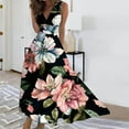 thumbnail image 2 of Cavosen Wedding Dresses Plus Size V Neck Sleeveless Midi Evening Gowns Ball Dress Elegant Wedding Guest Cocktail Party Dress, 2 of 5