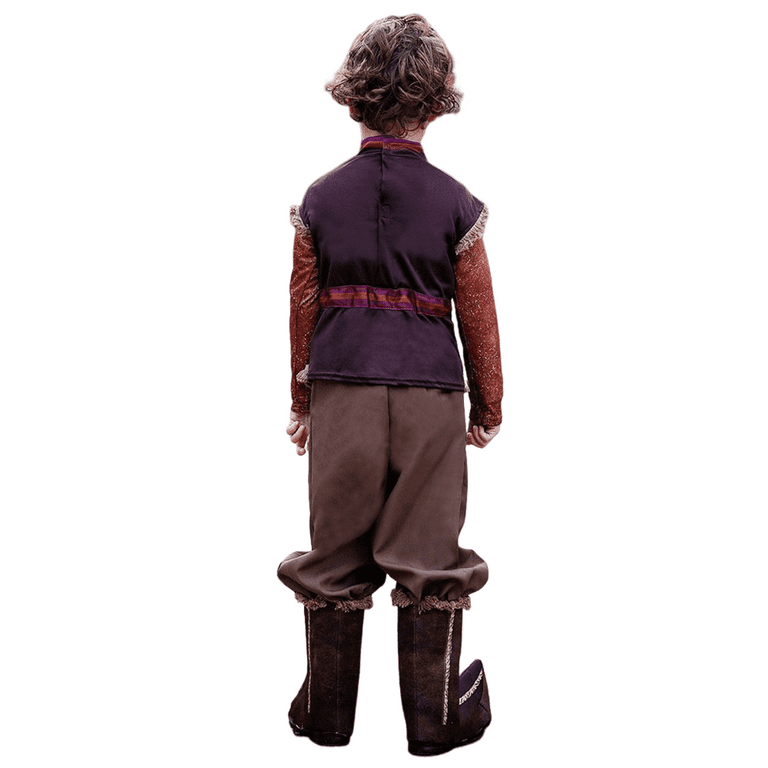 Frozen Kristoff Deluxe Boys Costume Halloween Party Cosplay Outfit
