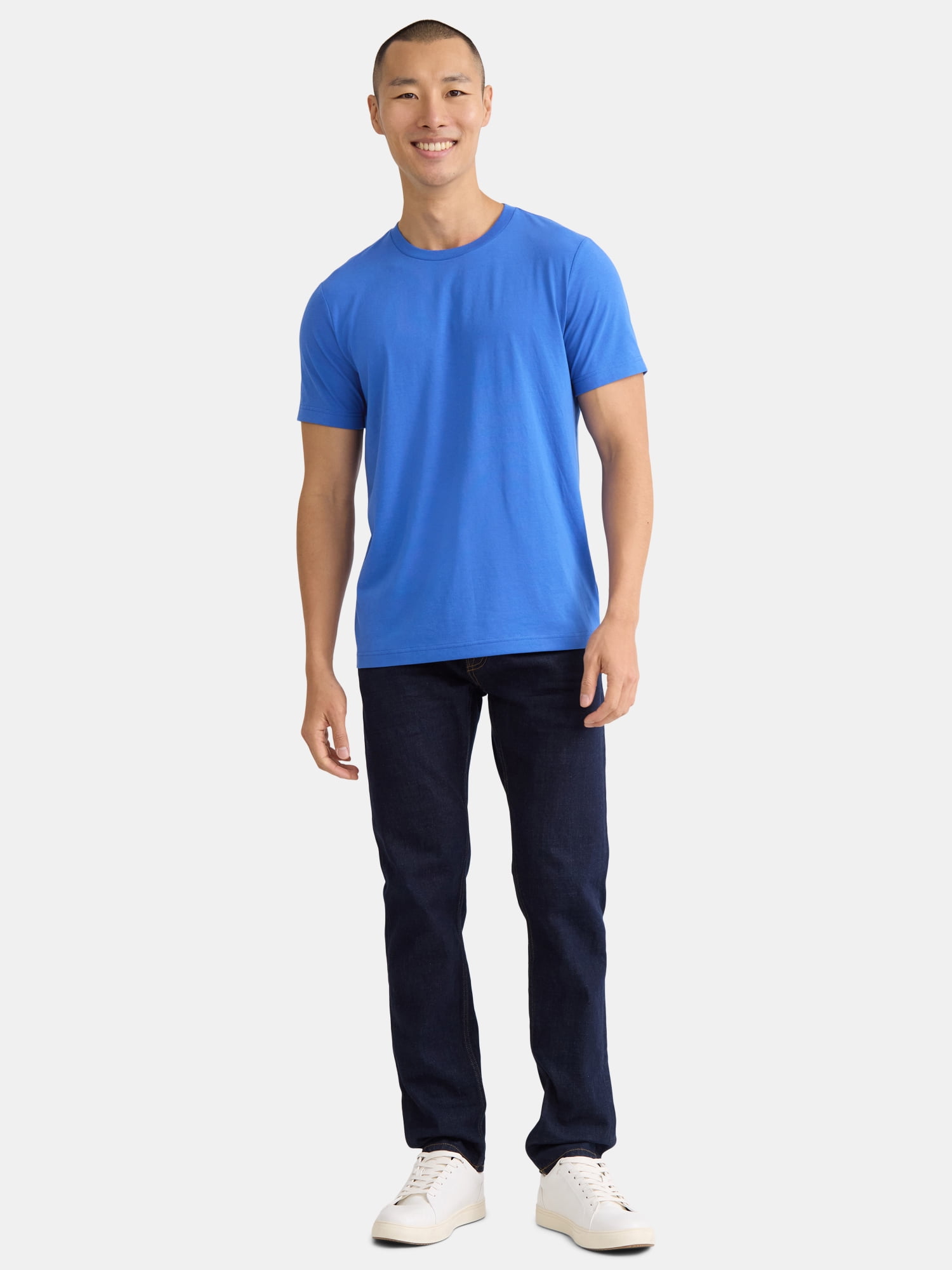 George Men's and Big Men's Classic Fit Crewneck Tee with Short Sleeves, Sizes XS-3XL