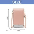 thumbnail image 2 of PU nuevo color a juego bolsa de teléfono móvil bolsa de mensajero moda cambio de llave monedero bolso de hombro MFZFUKR BST3055189-4, 2 of 5