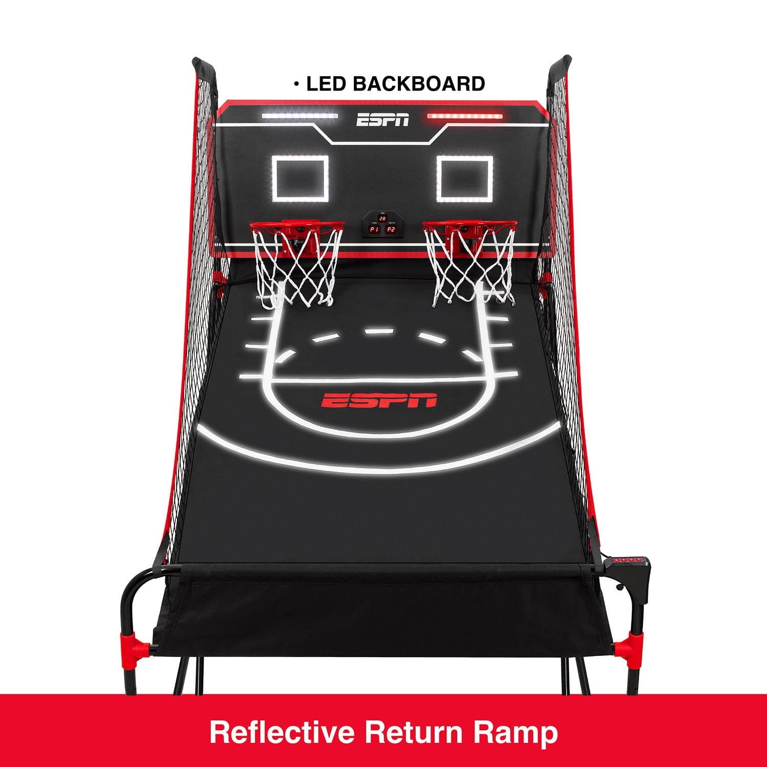 ESPN Pro Competition LED 2-Player Arcade Basketball