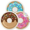 Donut Time 7" Cake Plates (8 Count)