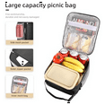 thumbnail image 3 of Lunch Bag for Men Women Capacity Lunchbox Reusable Lunch Bags(Blue), 3 of 9