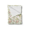 thumbnail image 2 of English Garden Soft Flannel Fleece Throw Blanket, Repetitive Floral Pattern with Vintage Different Flowers Bouquet, Cozy Plush for Indoor and Outdoor Use, 60" x 80", Multicolor, by Ambesonne, 2 of 5