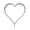 24CM, variant on Iron Heart Shape Garden Stake Large Decorative Landscape and Gardening