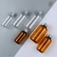 LongYTong 10 Pcs 300ml Empty Plastic Bottle Dispense Bottle Aluminium