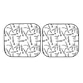 thumbnail image 7 of Haiem Lavender Flowers Car Windshield Sun Shade (2 Pieces) Foldable Windshield Sun Shade Car Accessories for Truck SUV Pickup-Medium, 7 of 7