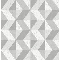 Decorline Cerium Grey Concrete Geometric Wallpaper