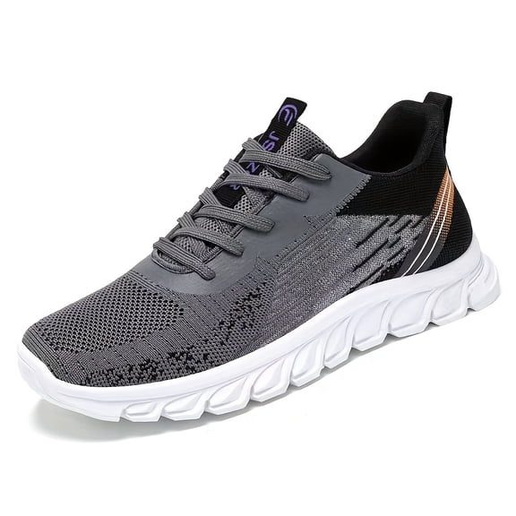 Men'S Spring Summer Casual Shoes, Sporty Lace-Up Running Sneakers