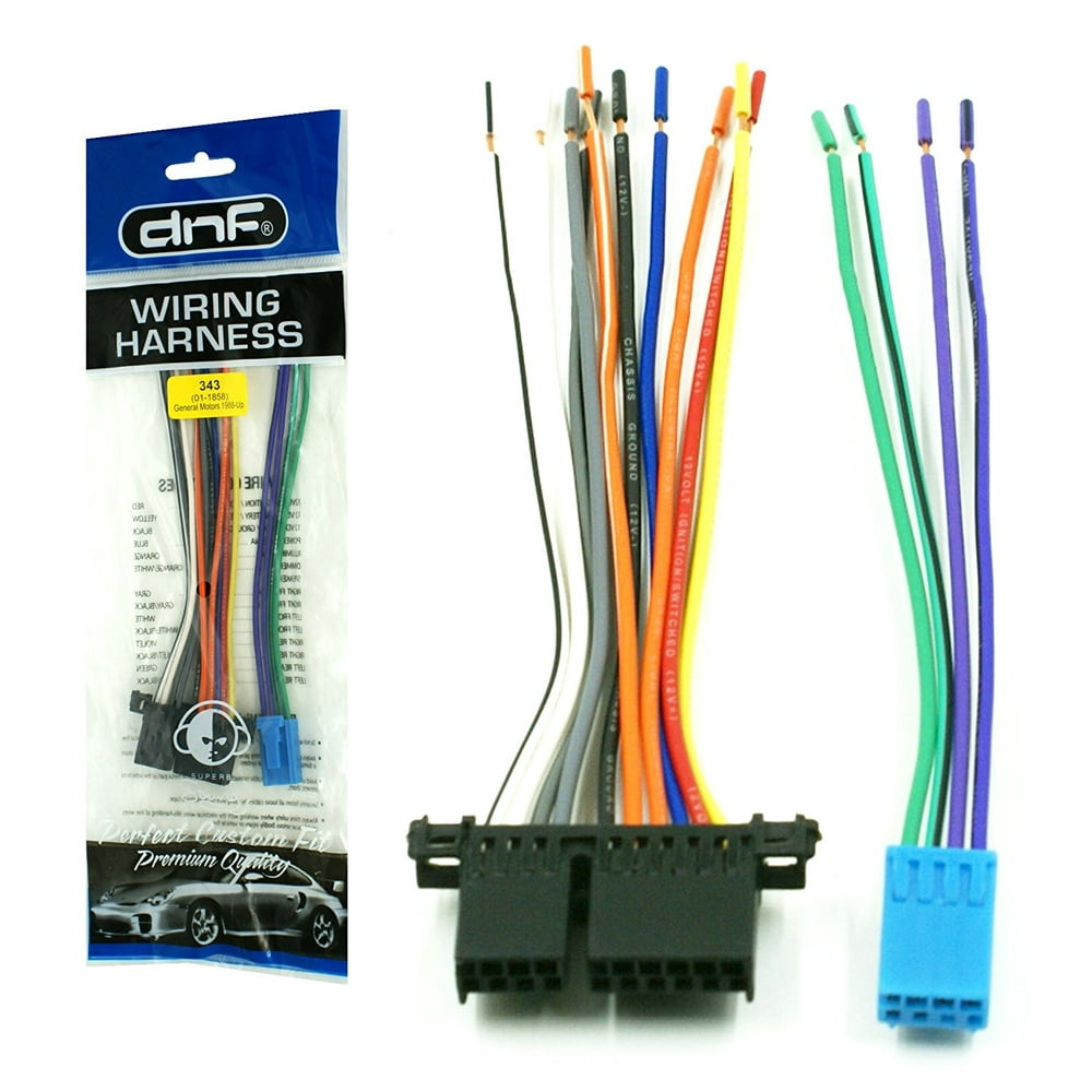 DNF Wiring Harness for Factory Stereos + Radios For Select GM Motor
