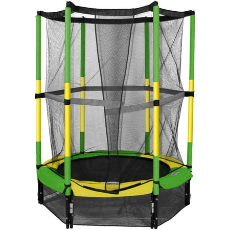 Bounce Pro 55-Inch My First Trampoline, with Safety Enclosure,