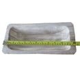 thumbnail image 4 of Carved Wooden Dough Bowl Primitive Wood Trencher Tray Rustic Home Decor 12", 4 of 4