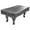 Gray, variant on GSE Games & Sports Expert 7'/8'/9' Heavy Duty Leatherette Billiard Pool Table Cover. Tearproof & Waterproof Cover for Pool Table, Tennis Table (4 Colors Available)