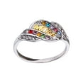 thumbnail image 1 of Up to 65% Off Mother's Day Gift Mom Ring Creative Color Matching Mom Ring S impl And Versatile Necklace Rings Earring Jewelry on Clearance, 1 of 1