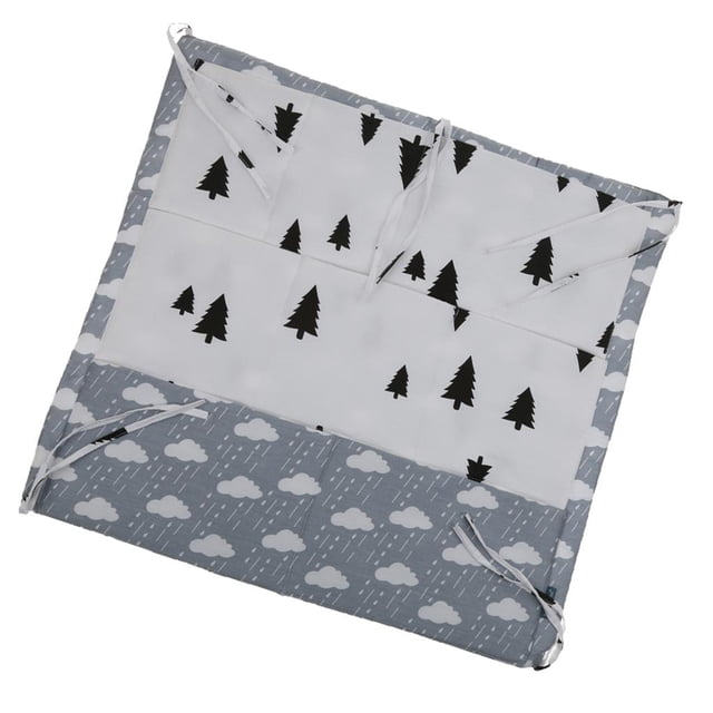 Hanging Storage Bag Cotton Newborn Crib Organizer Toy Diaper Pocket 5