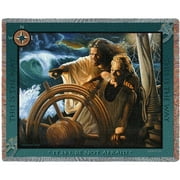 Pure Country Weavers Whisper To A Butterfly Large Tapestry Throw Woven from Cotton - Made in The USA (72x54)