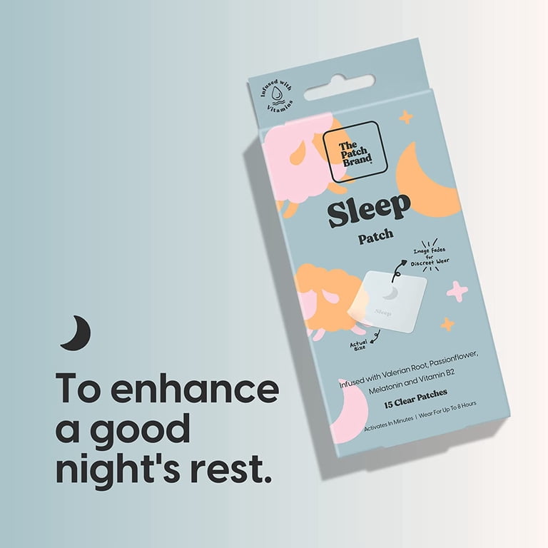 Patch Brand Herbal Sleep Aid Patches with Melatonin & Valerian Root,  Natural Remedy, 2-Pack - Walmart.com