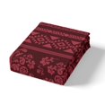 thumbnail image 4 of Erosebridal Housse de Couette Damassé Paisley Rouge Simple, Literie Mandala Bohème Taille Simple, Décor Traditionnel, Réversible, Légère, 2 Pcs (Sans Couette), 4 of 6