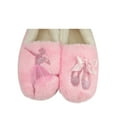 thumbnail image 3 of Wonder Nation Missy Girl Ballerina Slippers, 3 of 6