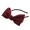 thumbnail image 7 of Unique Bargains 1 Pcs Satin Bow Knot Headband Fashion Hairband for Women 0.31 Inch Wide Wine Red, 7 of 7