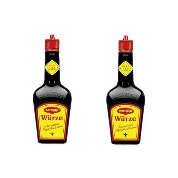 ORIGINAL 2 Pack - From Germany Maggi Seasoning Wurze 6.8 Fl. Oz (202 ml/each)