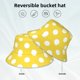 thumbnail image 2 of Balery Yellow And White Polka Dot Sombreros para el sol para hombre y mujer, sombrero de pescador con UPF 50+, 2 of 6