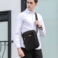 thumbnail image 2 of Tinyat Men Crossbody Bag 8 Pockets Messenger Business Shoulder Bags for Casual Travel Black, 2 of 7