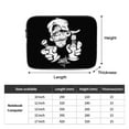 thumbnail image 3 of Monkey Holding Spray Paint Portable Laptop Sleeve Compatible with MacBook Air Notebook Computer Case for Men Women College School Students, 3 of 7