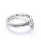 thumbnail image 3 of JeenMata Anillo de Bodas con Solitario de 1,75 Quilates de Talla Marquesa y Cuerpo Pavé, Engastado en Oro Blanco de 18 K sobre Plata (Personaliza Tu Anillo de Bodas), 3 of 6