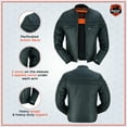 thumbnail image 4 of Daniel Smart S to 8XL Men Motorcycle Black Leather Jacket Mandarin Collar Biker Leather Jacket, 4 of 6