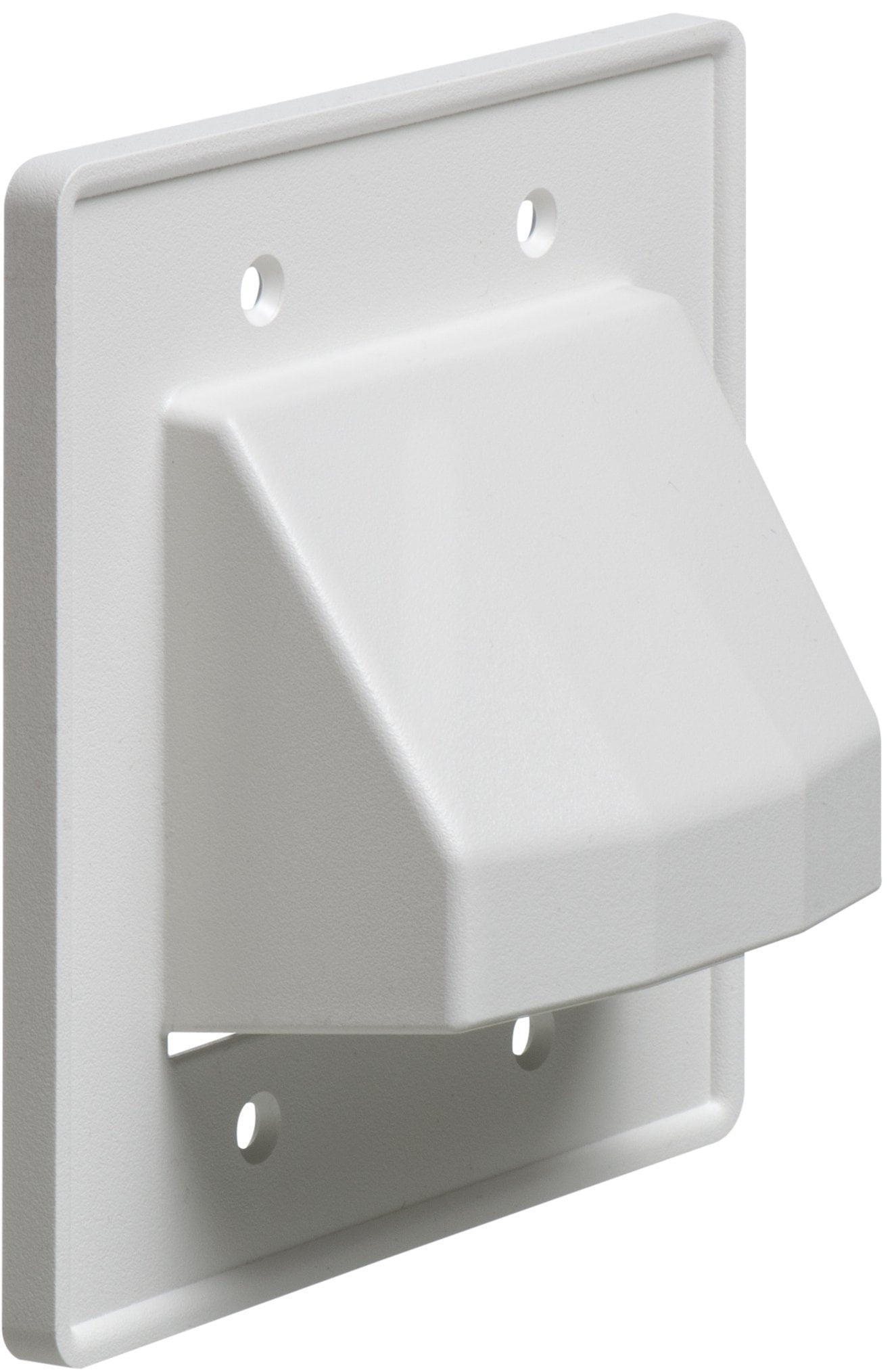 40 x 1-Gang Recessed Low Voltage Cable Wall Plate White 