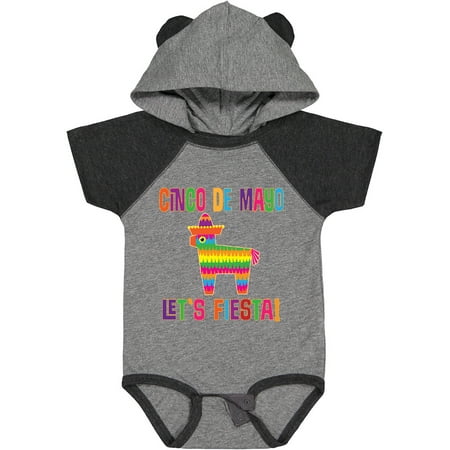 

Inktastic Cinco De Mayo Pinata Lets Fiesta Girls Baby Bodysuit
