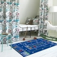 thumbnail image 3 of LHNFT Kids Rug, Children's Room Rug, Fun Car Park Kids Play Mat, Rail City Living Carpet, Washable Non-Slip Children's Carpet, 40x60cm, 3 of 5