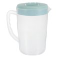 thumbnail image 1 of EeaseCA 2000ML Large Capacity Beverage Storage Container Heat Resistant Cold Water Jug Plastic Juice Pitcher Household Teapot Kettle(Blue), 1 of 7