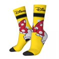 thumbnail image 1 of Calcetines de hombre con lazo de lunares rojos, estilo vintage Harajuku, Mickey Mouse, hip hop, novedosos, sin costuras, estilo loco, 1 of 6