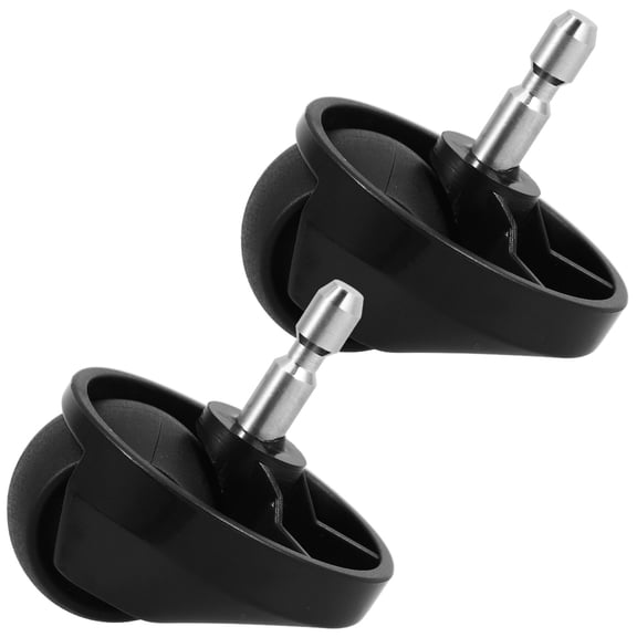 Alasum Sweeping Robot Replacement Wheel Black 360 Rotatable Stable Performance 2Pcs