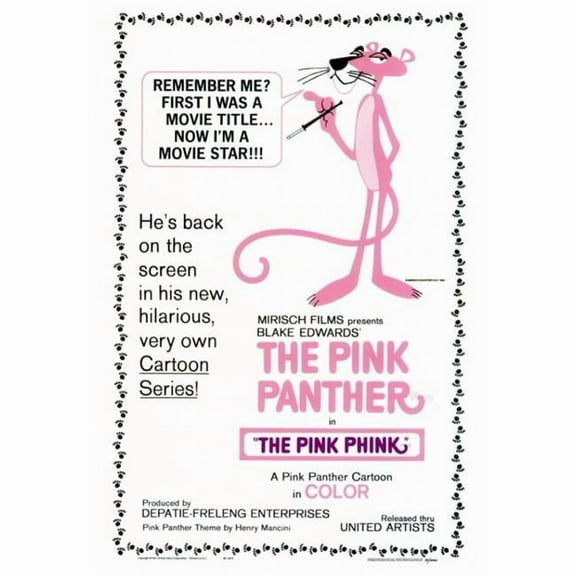 The Pink Panther Movie Poster Print (27 x 40)