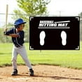 thumbnail image 3 of Baseball and Softball Batter Stance Training Mat, Baseball Aid Hitting Batting Practice Mat with Toes Facing Place Softball Batting Cage Practice Hitting Mat, Baseball Training Accessories, 3 of 9